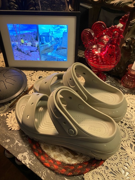 CROCS Shoes - CROCS Classic Clog Sandals in Light Gray